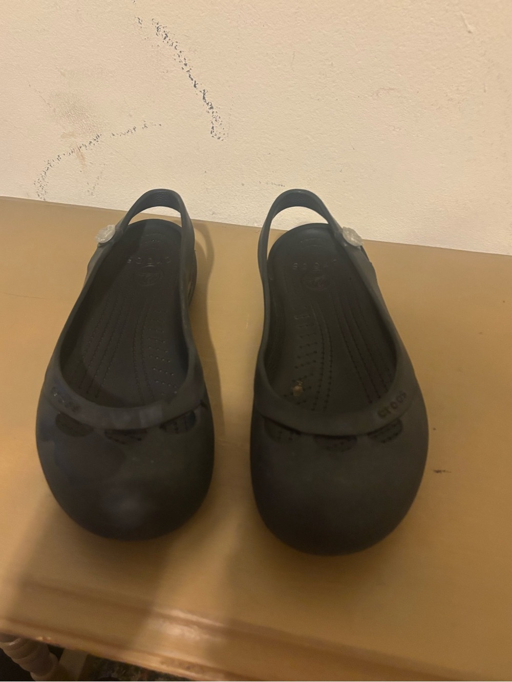 CROCS Black Classic Mary Jane Ballet Flats